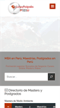 Mobile Screenshot of cursosypostgrados.com.pe