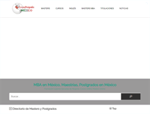 Tablet Screenshot of cursosypostgrados.mx